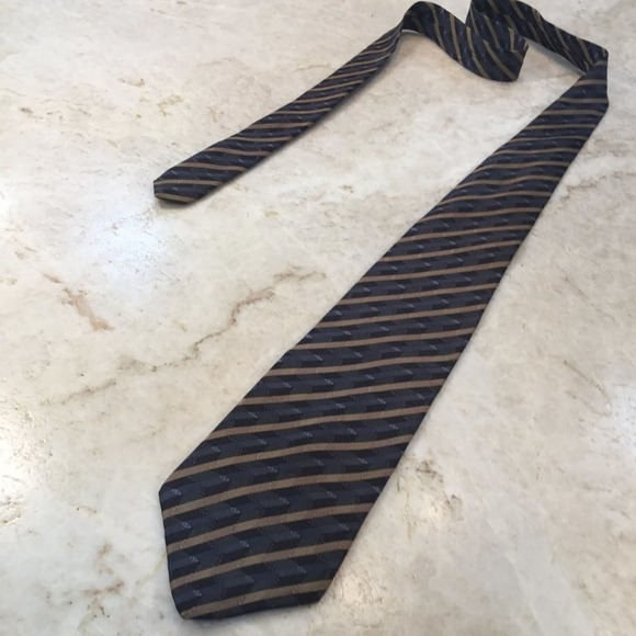 DKNY SILK TIE, - Picture 4 of 8